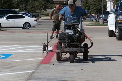 line striping paving