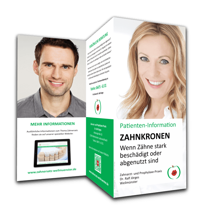 Flyer Zahnkronen Flyer Zahnkronen