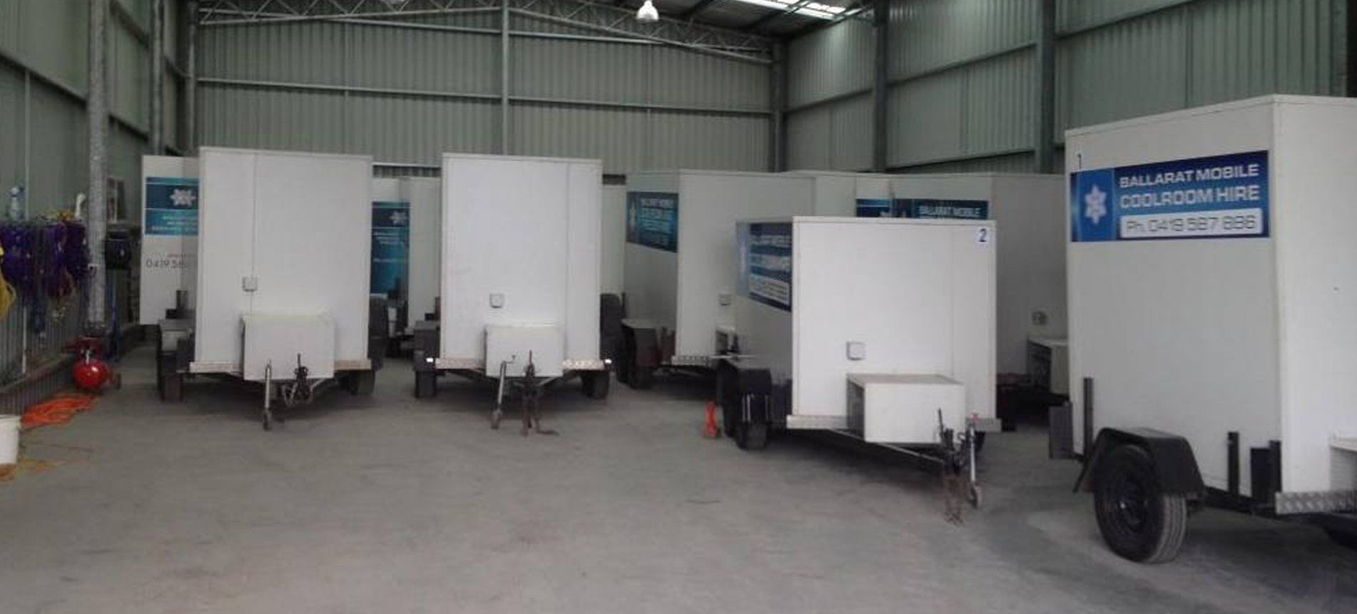 Fleet in the shed