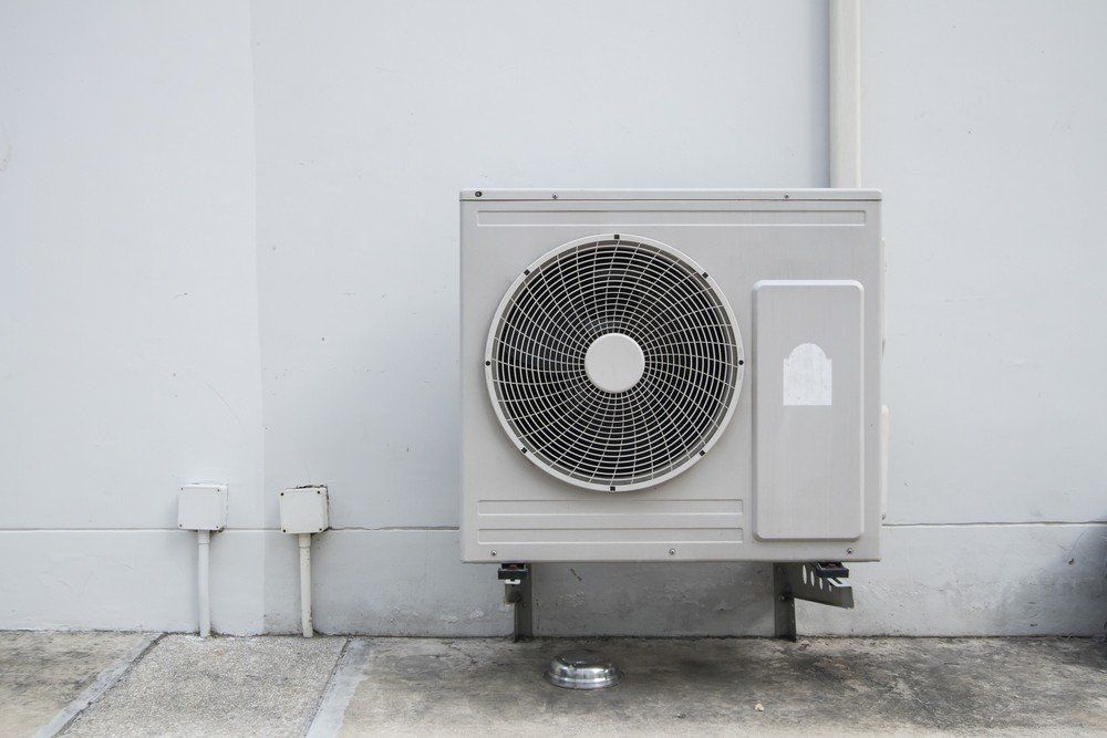 A person using a custom heating and cooling solution