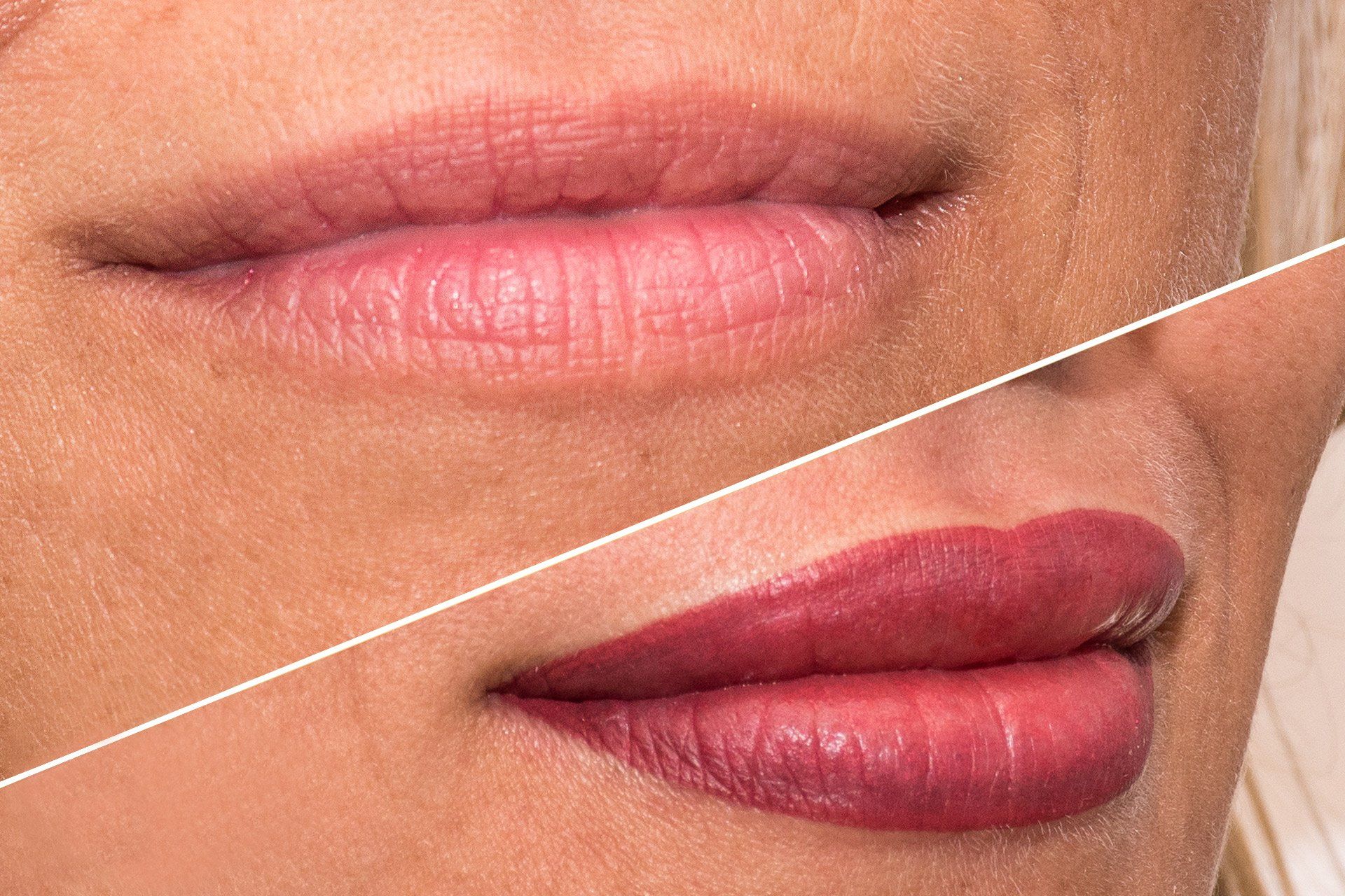 semi permamnent lipliner from hayley hinton