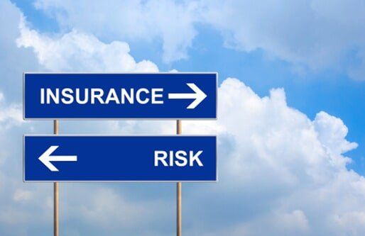 Insurance and risk on blue road sign - Commercial Insurance in Hemet, CA Insurance and risk on blue road sign - Commercial Insurance in Hemet, CA