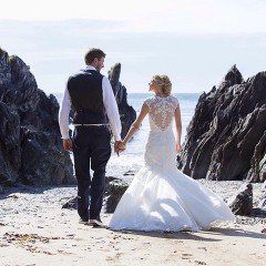 Sophie and her groom
