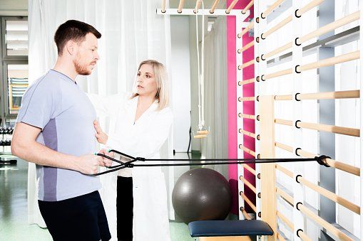 Man Exercising — Therapeutic Massage in Quakertown, PA Man Exercising — Therapeutic Massage in Quakertown, PA