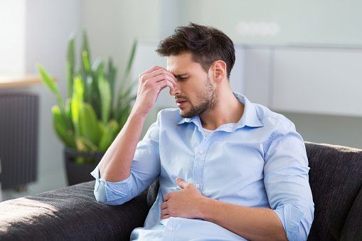 Man Suffering from Headache — Pain Management in Quakertown, PA Man Suffering from Headache — Pain Management in Quakertown, PA