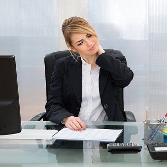 Woman Having Neck Pain — Pain Management in Quakertown, PA Woman Having Neck Pain — Pain Management in Quakertown, PA