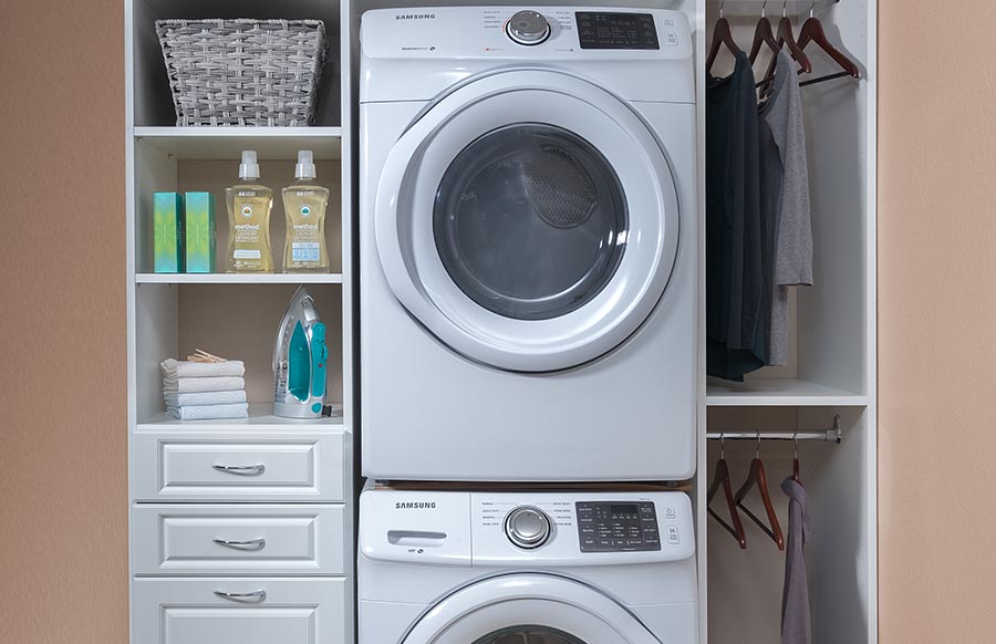 Custom Laundry Room Cabinets and Storage