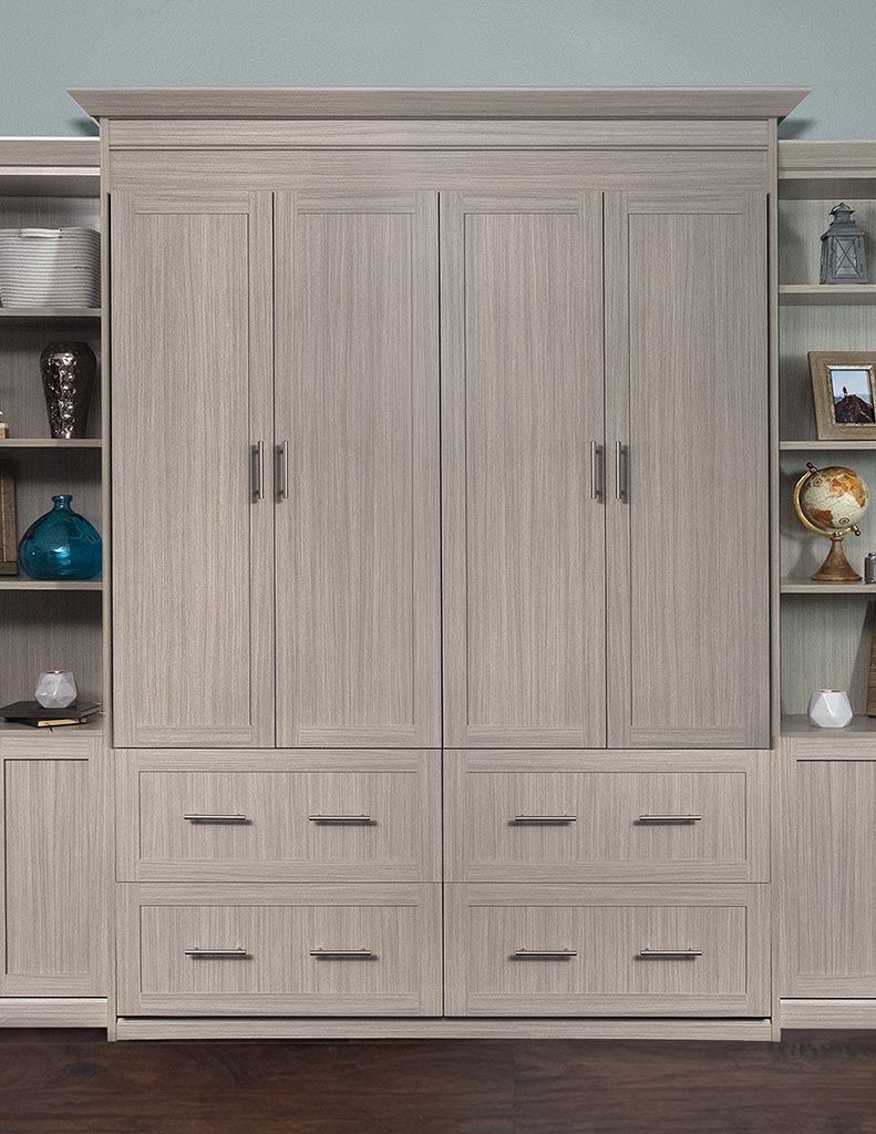 Custom murphy bed closed
