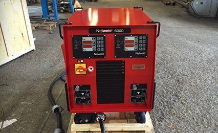 Thru deck welding and shear connectors