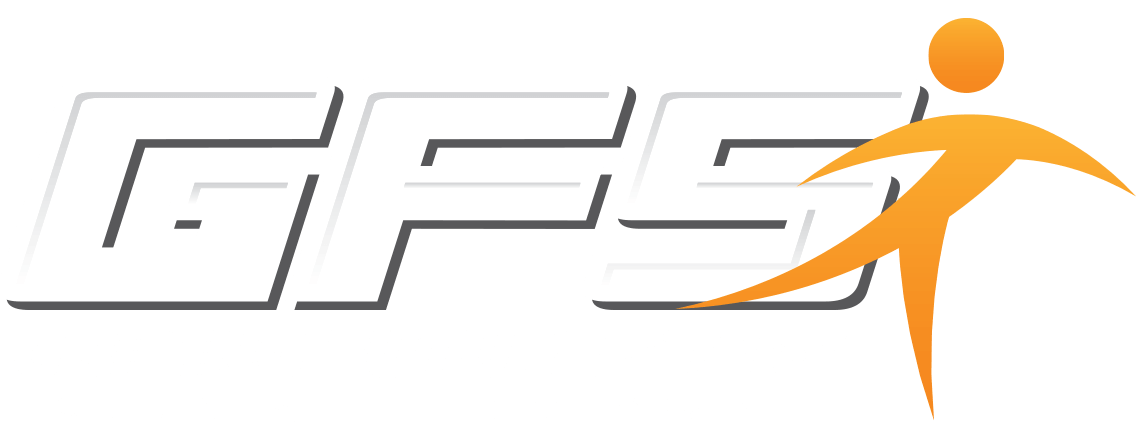 Guiding Future Stars (GFS) logo with orange person icon