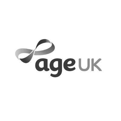 Age UK logo with an infinity symbol and the words
