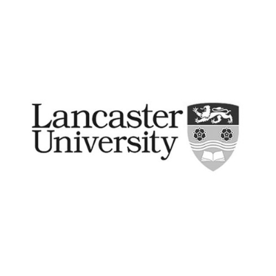 Lancaster University logo with text and a shield emblem.