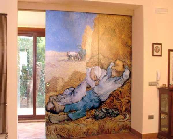 Porta affrescata