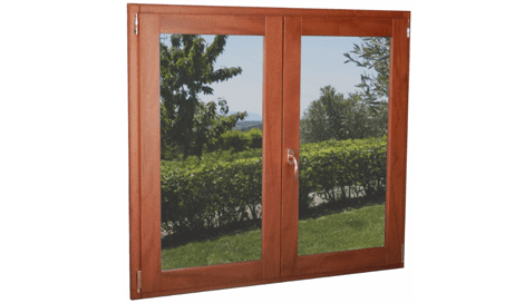 Finestra in alluminio-legno