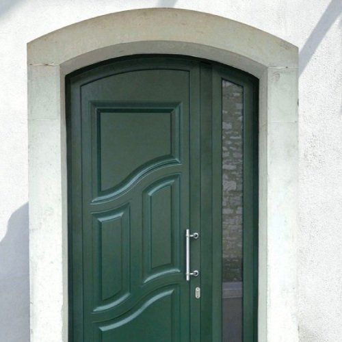 Portoncino blindato verde foglia