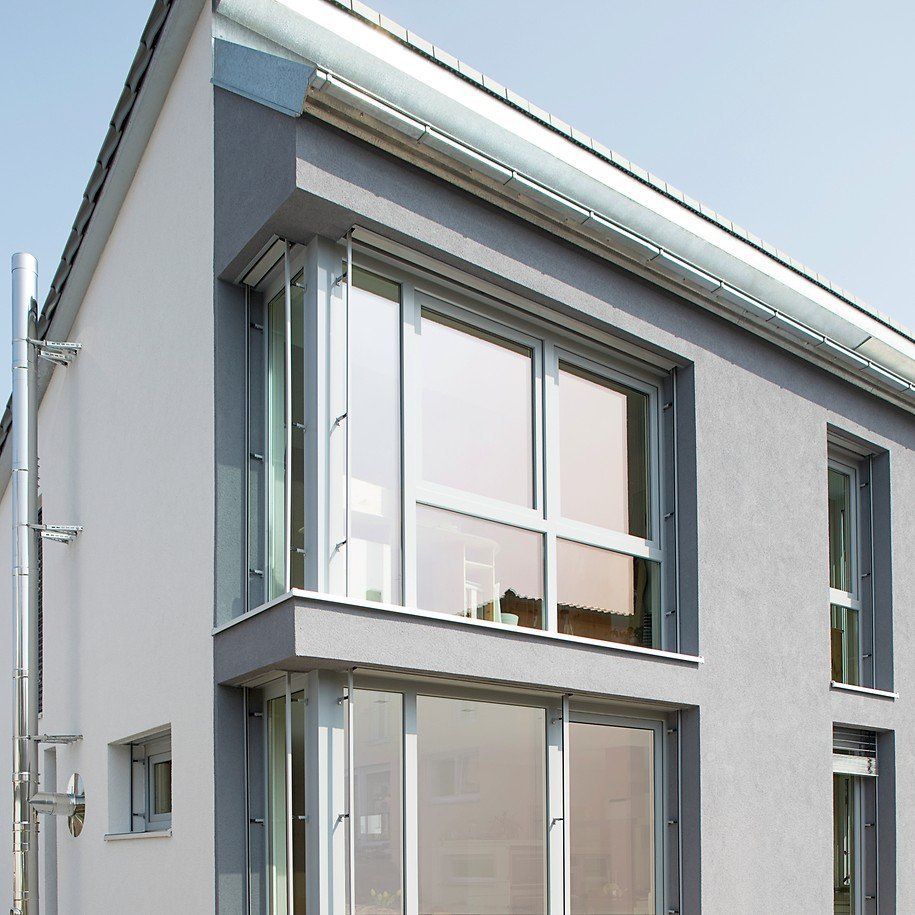 Finestra ad angolo in PVC