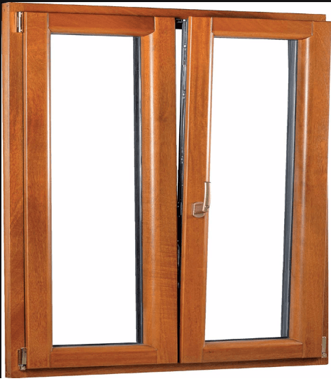Finestra di sicurezza effetto legno