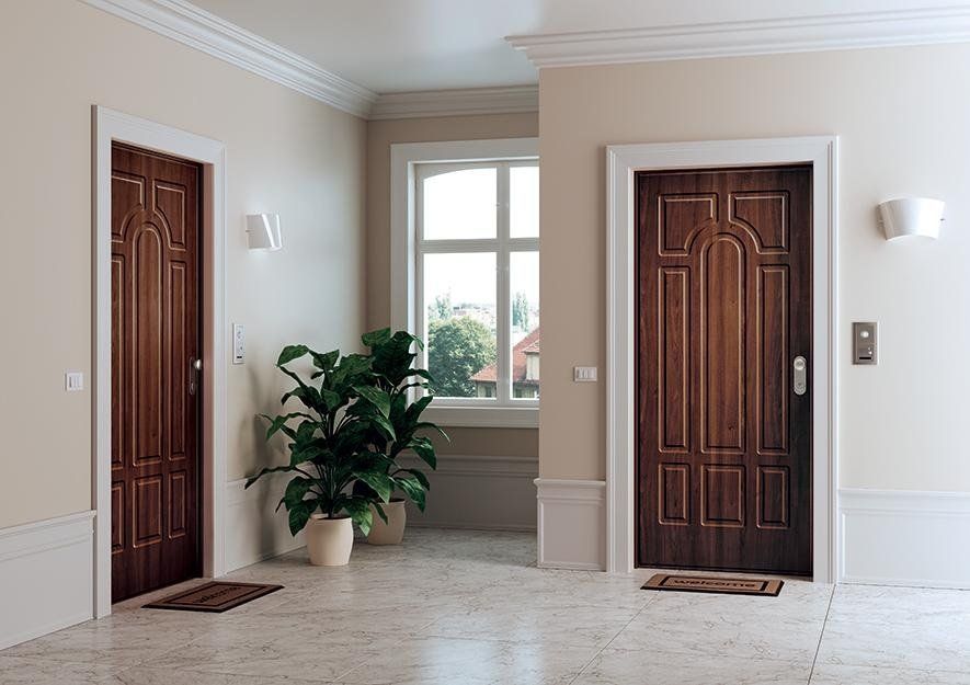 Porta blindata in legno