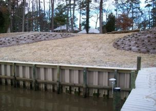 Land Clearing Repair — Strong Seawall in Shacklefords, VA