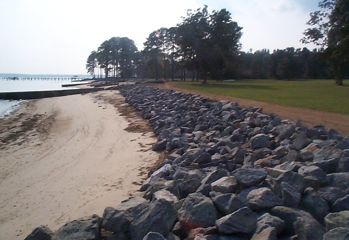 Vegetation Erosion Control Installation — Rip Rap in Shacklefords, VA