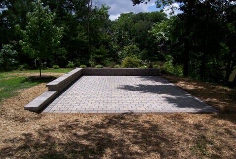 Custom Home Maintenance — Patio In Center Of A Field in Shacklefords, VA