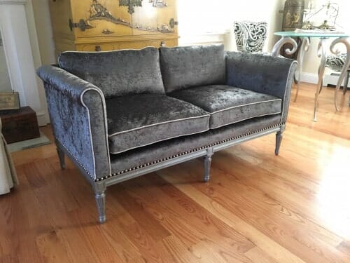 Gray Sofa - Antique Furniture in North Providence, RI