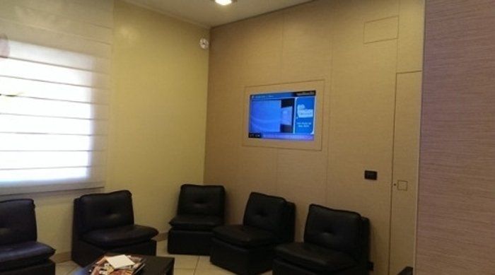 sala d'attesa studio odontoiatrico