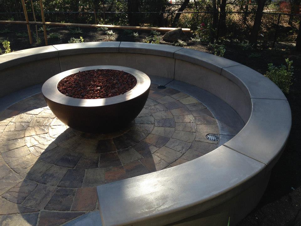 Outdoor Fireplace — Santa Cruz, CA — Quilici Gardening