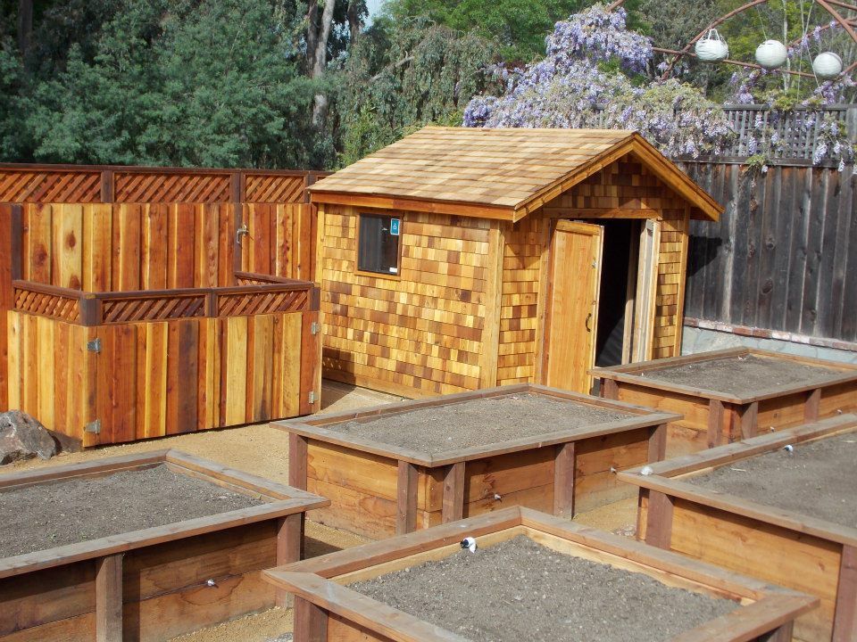 Garden House At The Backyard — Santa Cruz, CA — Quilici Gardening