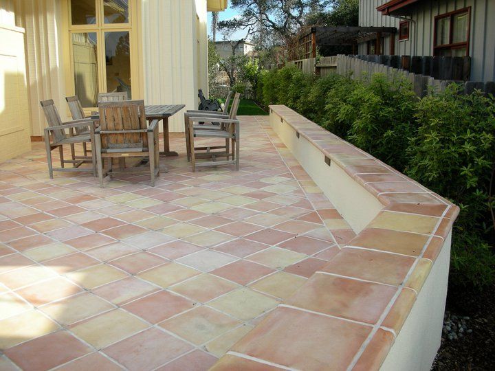 Colorful Tiles In Patio — Santa Cruz, CA — Quilici Gardening
