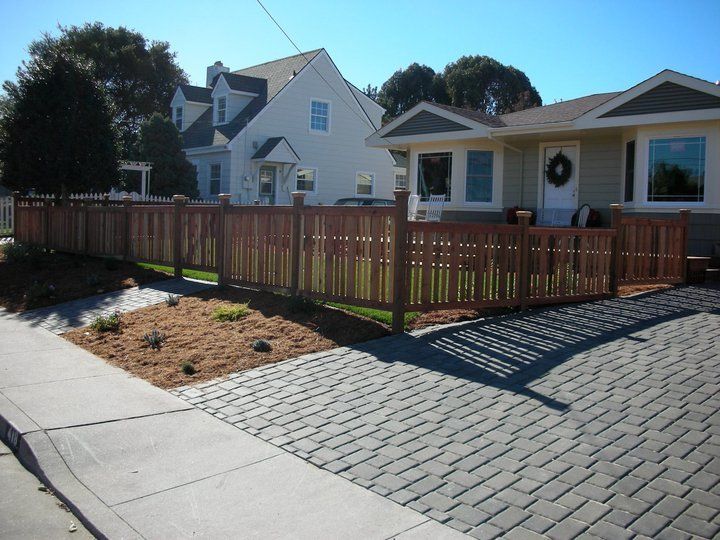 Fence In Front Of The House — Santa Cruz, CA — Quilici Gardening