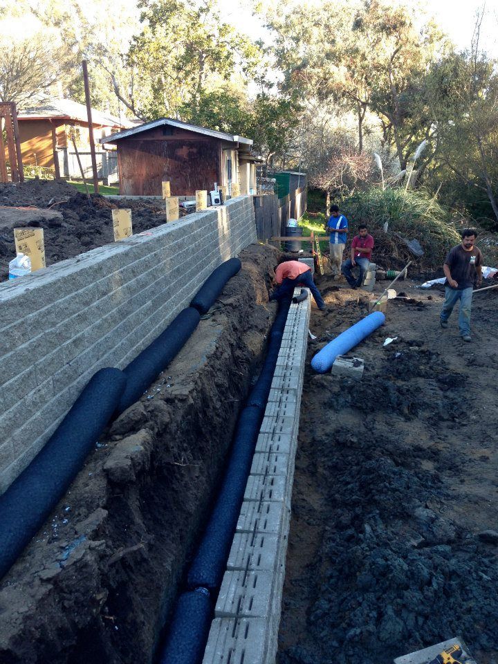 Irrigation And Wall Bricks Installation  — Santa Cruz, CA — Quilici Gardening