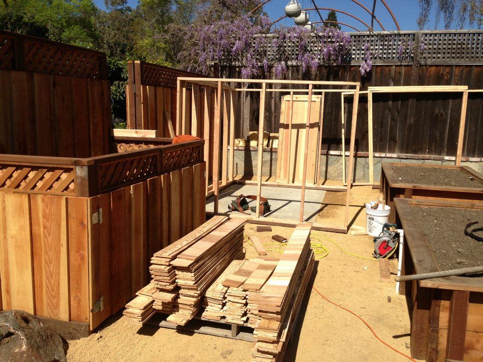 Garden House Installation — Santa Cruz, CA — Quilici Gardening