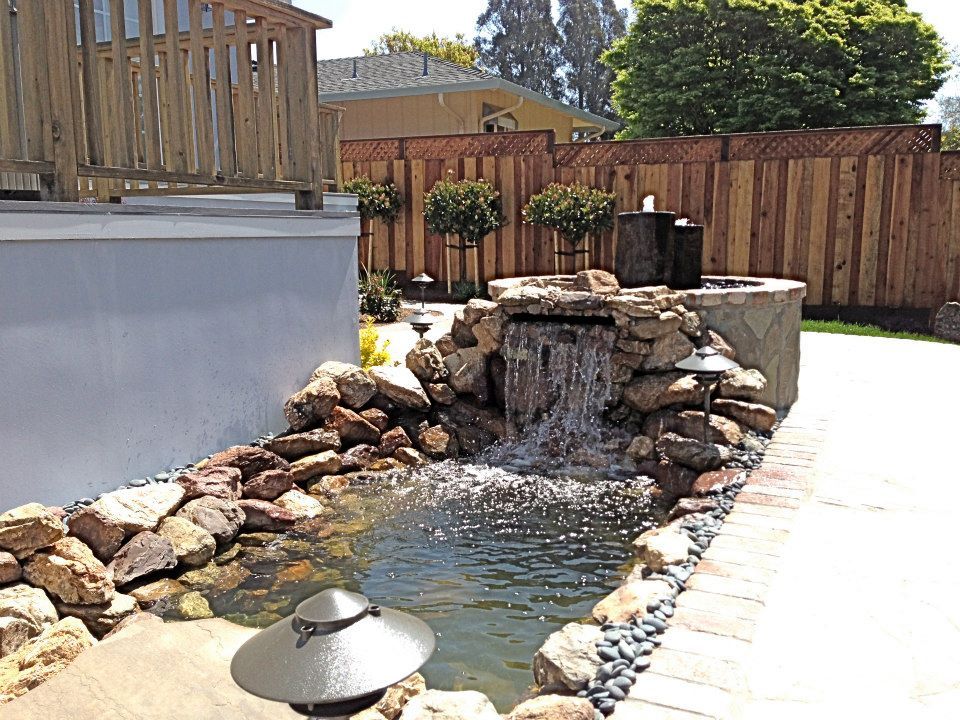 Fountain, Water Falls And Pond — Santa Cruz, CA — Quilici Gardening