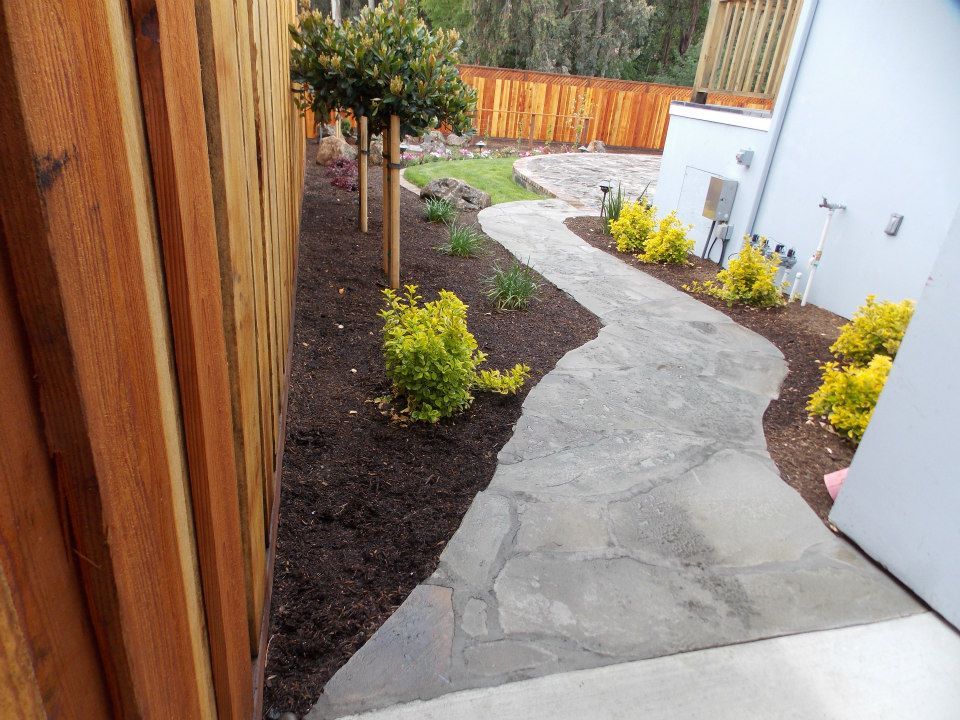 Stone Pathway — Santa Cruz, CA — Quilici Gardening