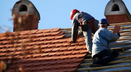 fitting rosemary tiles to a new roof