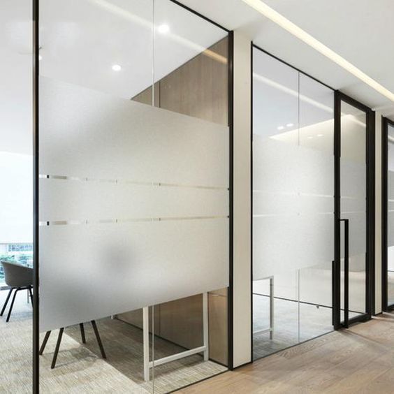 privacy window film in the office