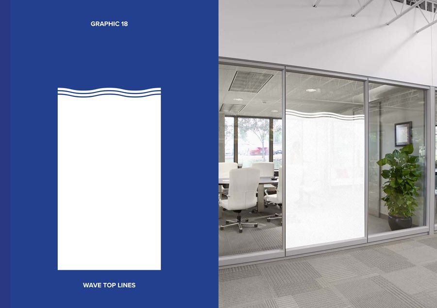graphic window film wave top pattern allcool window films