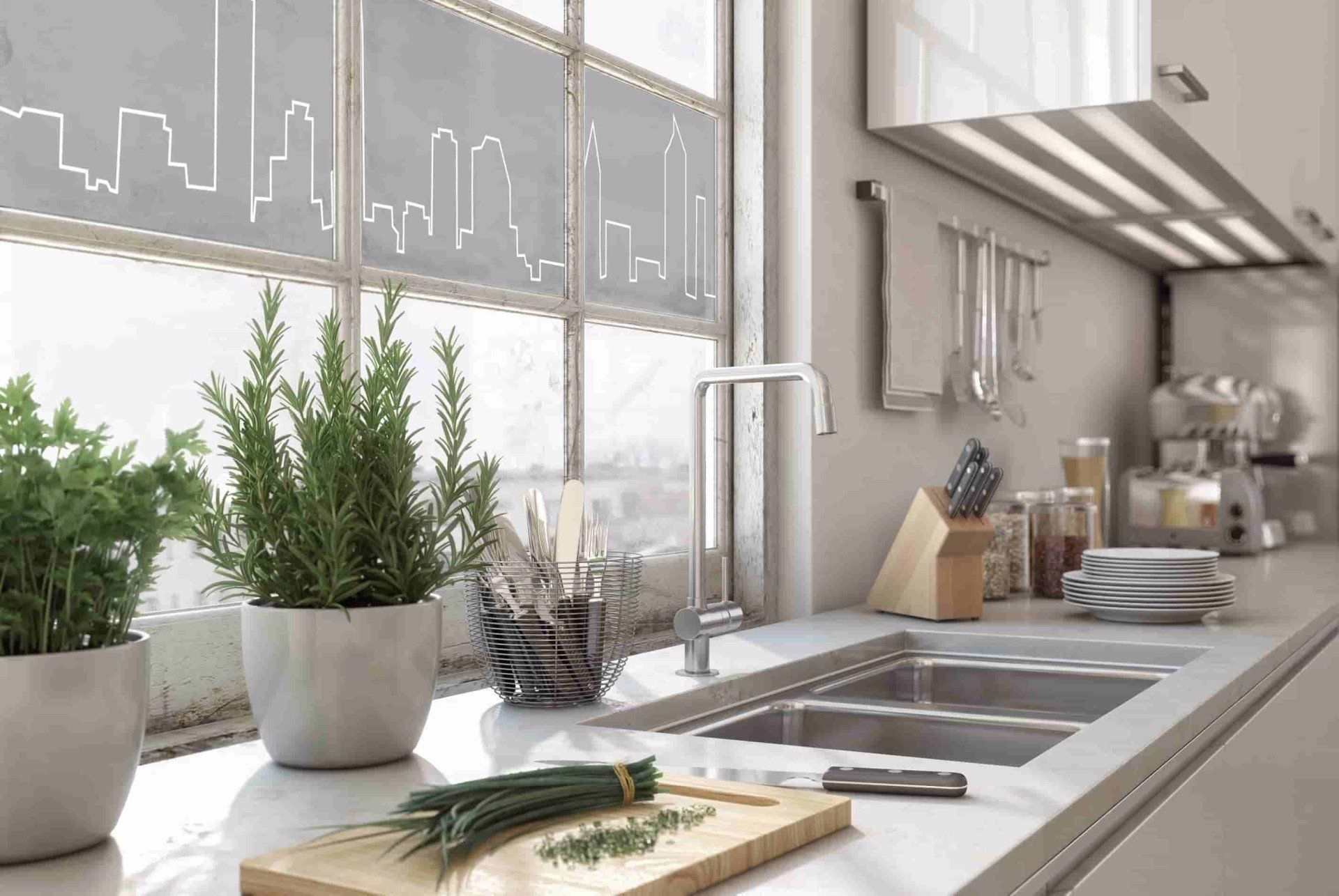 frosted glass window design