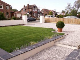 Landscape gardening - Keighley, Skipton, Ilkley - Peter Griffiths Quality Landscaping Service - Front garden Landscape gardening - Keighley, Skipton, Ilkley - Peter Griffiths Quality Landscaping Service - Front garden