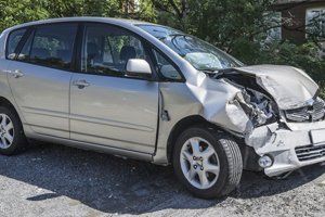 fully damaged car