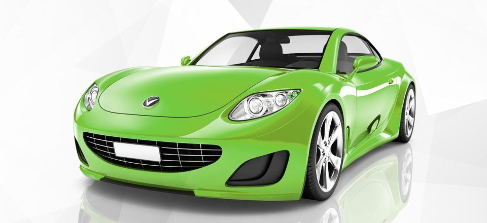 green car