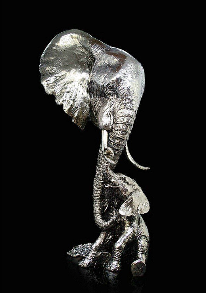 Elephant & Calf - Keith Sherwin - £235