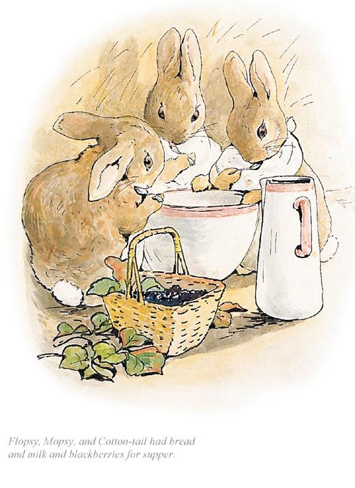 Flopsy, Mopsy and Cottontail Had Bread and Milk - Beatrix Potter