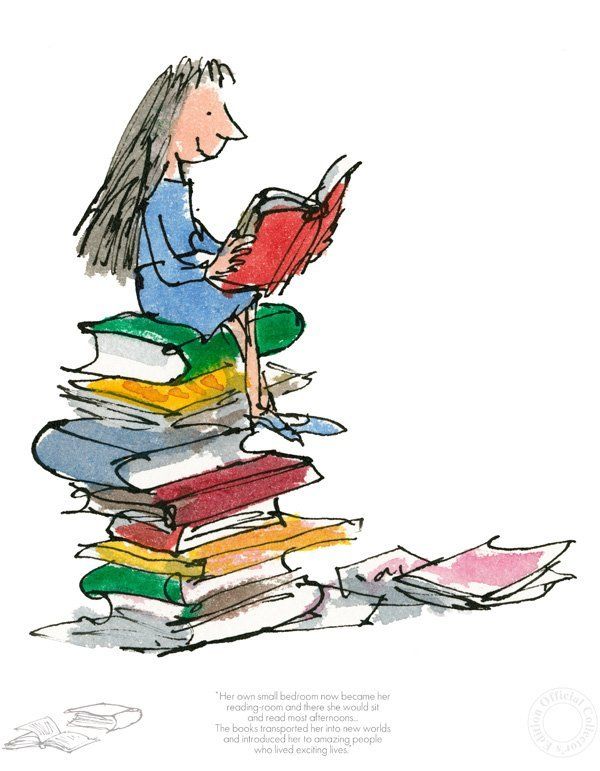 Matilda - Her own small bedroom - Roald Dahl/Quentin Blake