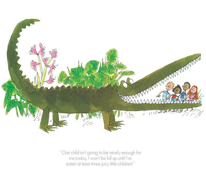 The Enormous Crocodile - One child isn't enough - Roald Dahl/Quentin Blake