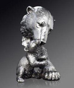 Polar Bear & Cub - Keith Sherwin - £175