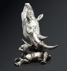 Rhino & Calf - Keith Sherwin - £160