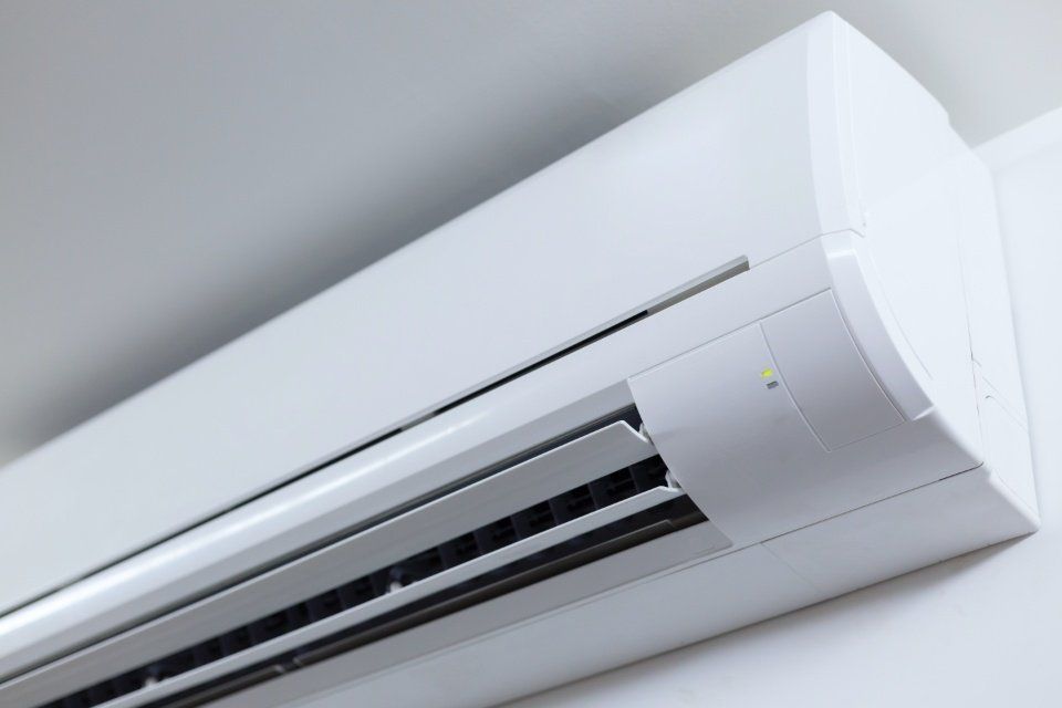 Dettaglio condizionatore e climatizzazione
