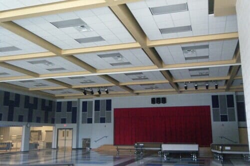 Commercial Painting — Entertainment Area In Hunter Andrew School in Newport News, VA